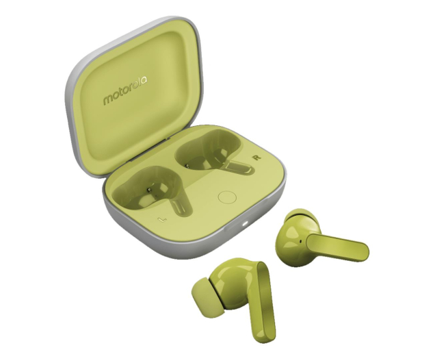 MOTOROLA Słuchawki bezprzewodowe Moto Buds Green Banana PG38C05790 - 1245390 - zdjęcie